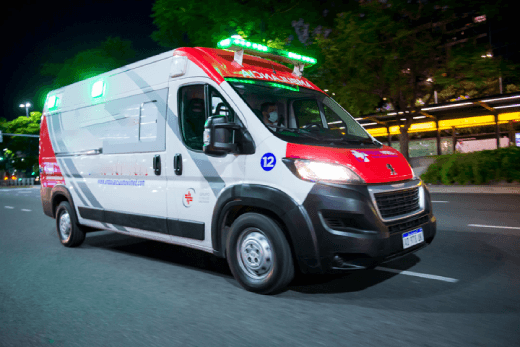 Ambulancias y carpas médicas